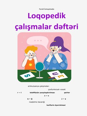 cover image of Loqopedik çalışmalar dəftəri